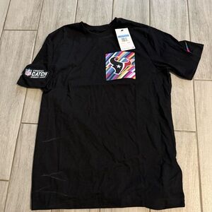 NFL Black Shirt with Colorful Graphic